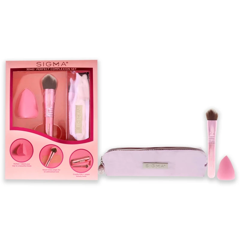 SIGMA Beauty 3DHD Perfect Complexion Set For Women 3 Pc Set