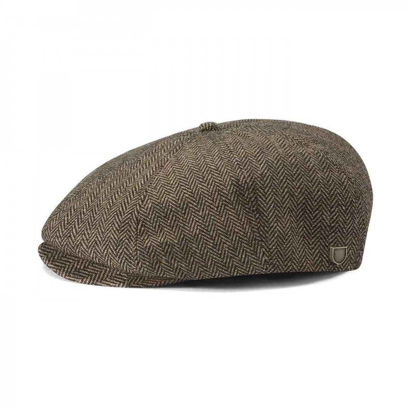 BRIXTON Unisex's Brood Snap Cap Newsie, Brown/Khaki, XL - Image 1