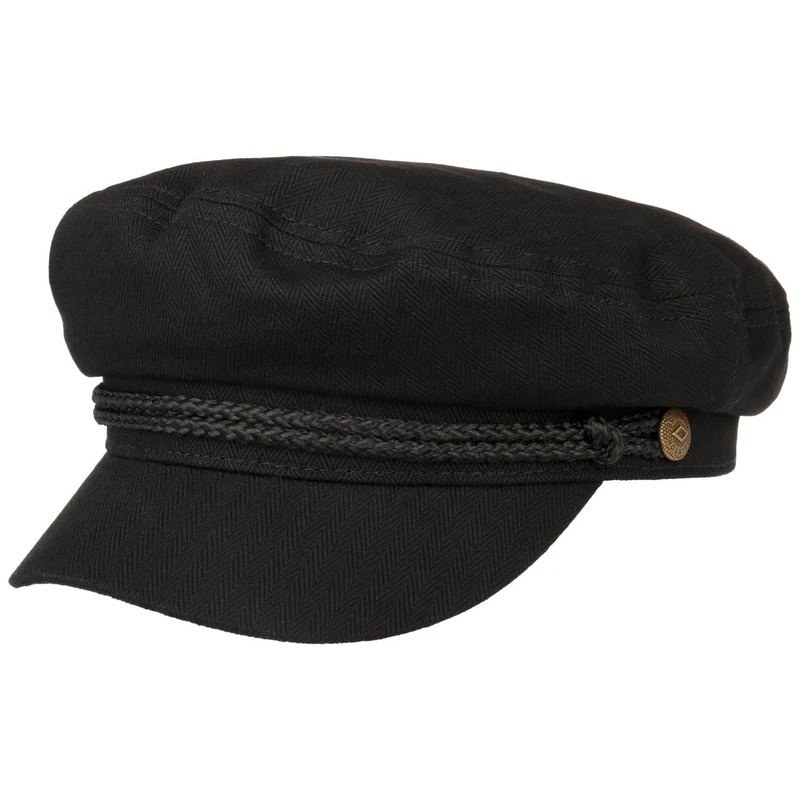 BRIXTON Fiddler Cap Newsie, Black, M