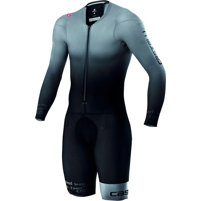 CASTELLI Men's Body Paint 4.x Speed Suit Ls Short, Silver Grey/Black, S - Image 1