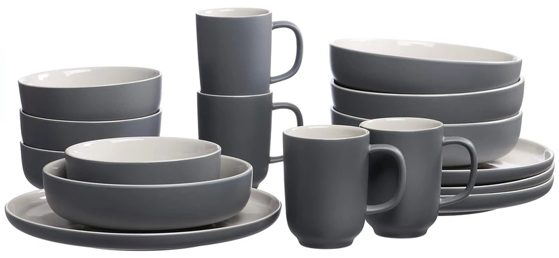 Ritzenhoff & Breker Kombiservice Jasper 16 Piece Grey, Earthenware