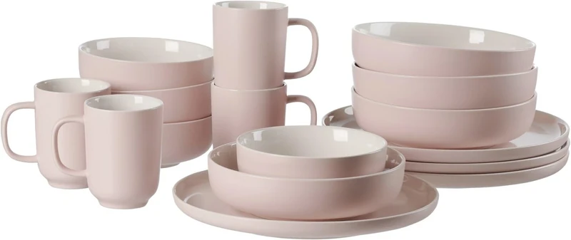 Ritzenhoff & Breker Kombiservice Jasper 16 Piece Pink, Earthenware