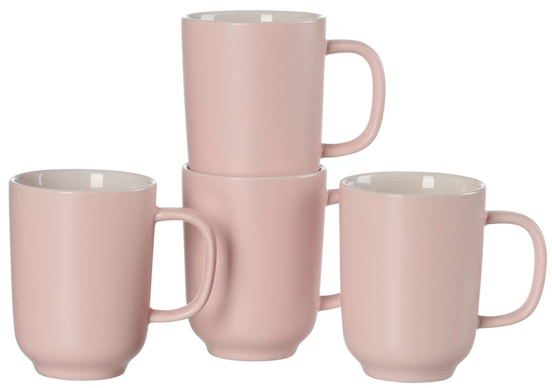 Ritzenhoff & Breker Jasper Coffee Mugs Set of 4 (Pink)