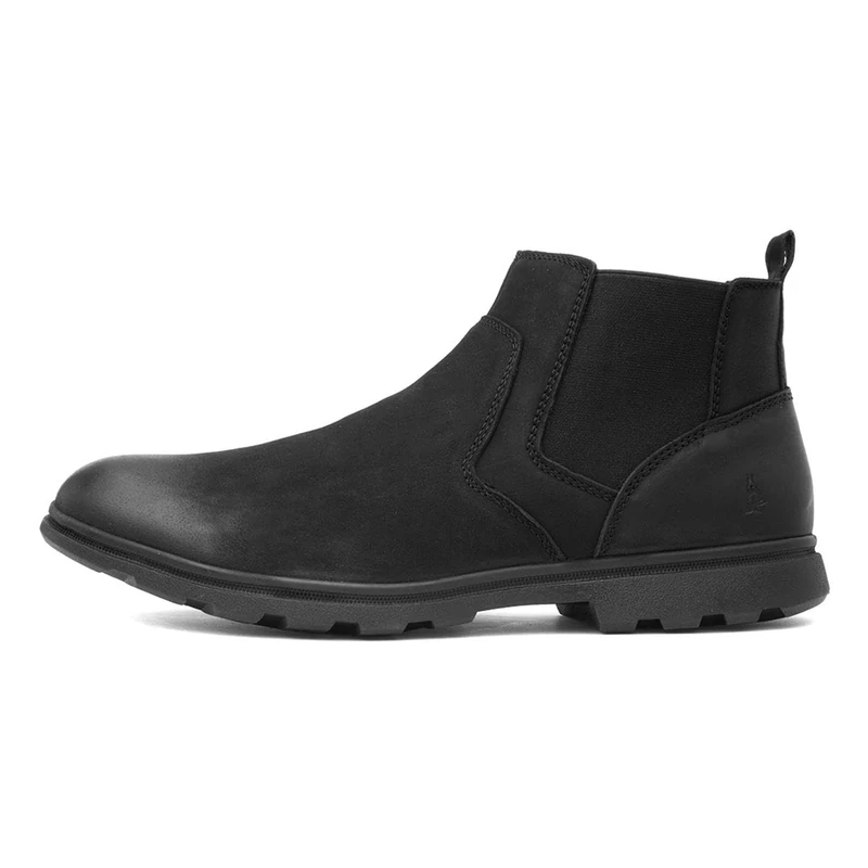 Hush Puppies Men's Tyrone Chelsea Boot, Black, 8 UK