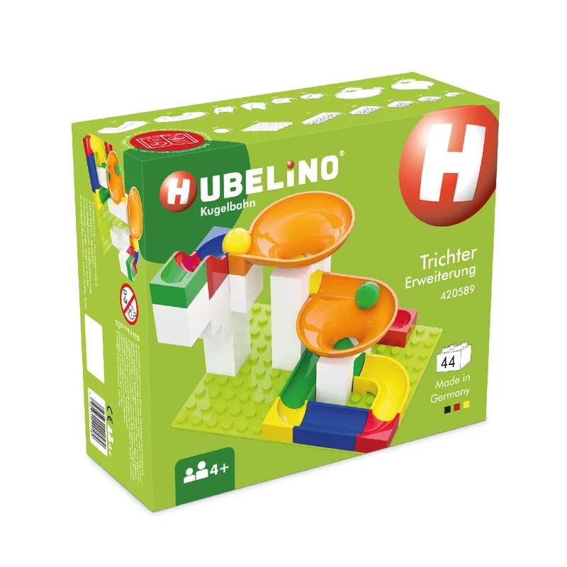 Hubelino Twister Expansion Set, 44 Pieces, Compatible with Popular Building Blocks, Ages 4 and Up