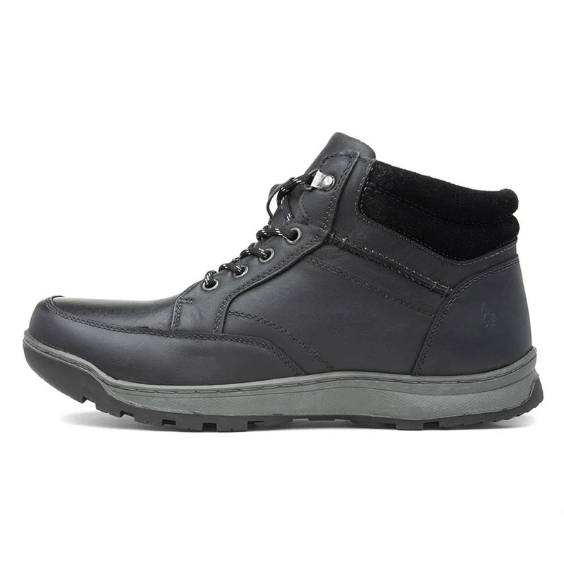 Hush Puppies Men's Grover Ankle Boot, Black, 7 UK