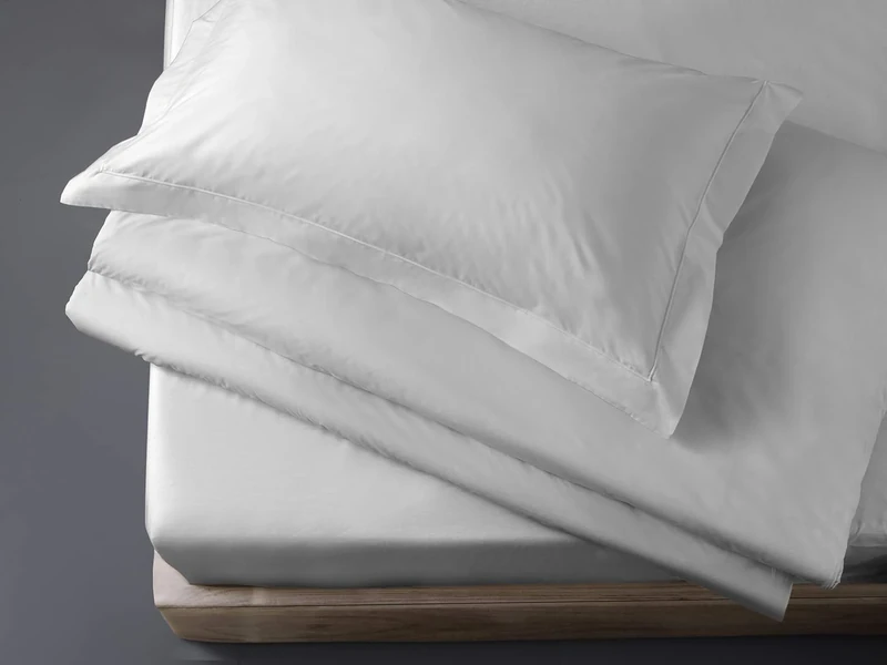 NK HOME ENNEKAPPA1876 COLOR BED SET WITH DOUBLE DUVET COVER Queen-size bed Bianco - Image 1