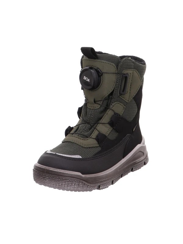 Superfit Boys MARS warm gefütterte Gore-Tex Stiefel, SCHWARZ/GRÜN 0000