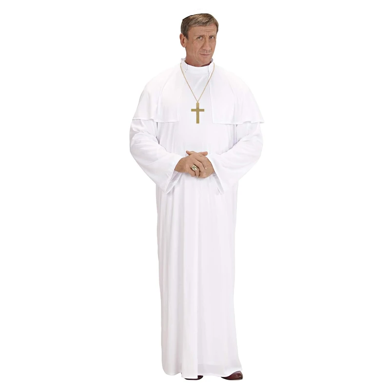 Widmann Milano Pope Costume for Men - Adult Fancy Dress