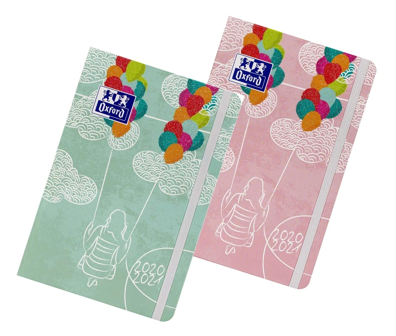 Oxford 2020/2021 School Diary Pack of 10 with 2 Colours Lollie with Day to View 12 x 18 Bound 176 Sheets