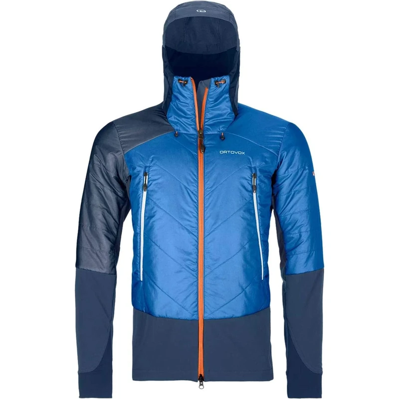 ORTOVOX Men's Swisswool Piz Palü Jacket M, Safety Blue, M