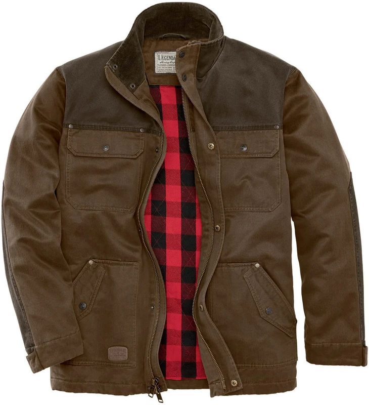 Legendary Whitetails Men's Standard Tough as Buck Chore Coat, Rawhide, Large