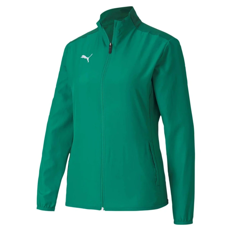 PUMA Women'S Team Goal 23 Sideline Track Jacket, Pepper Green/Power Green, Medium