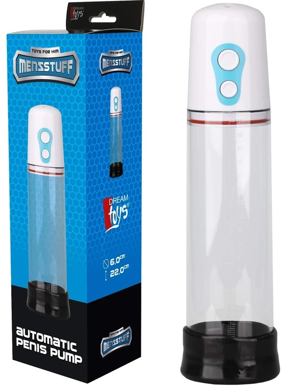 Dream Toys Menzstuff Automatic Penis Pump Clear 22 cm