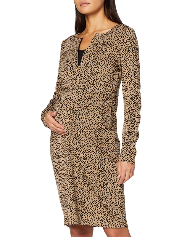 Noppies Studio Women's Dress nurs ls Seville, Indian Tan-P636, XS