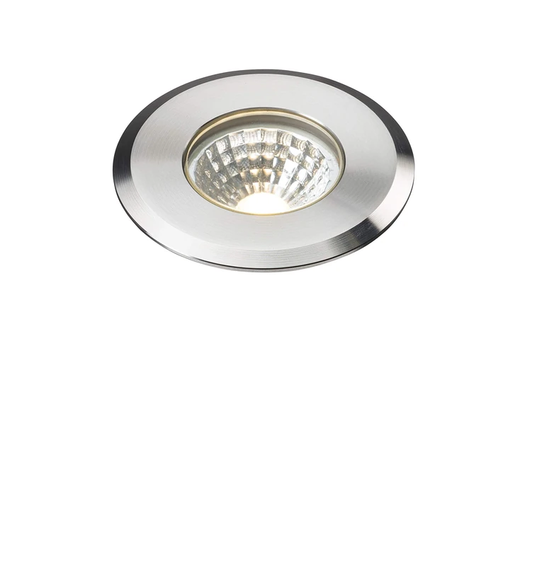 230V IP65 5W LED Stainless Steel Recessed Ground Light 3000K