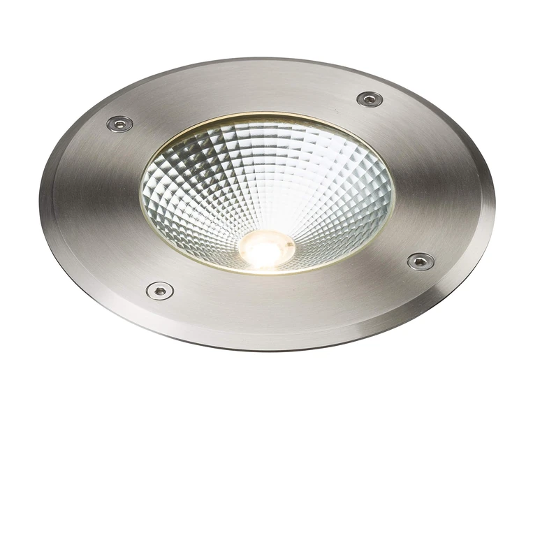 230V IP65 9W LED Stainless Steel Recessed Ground Light 3000K - Image 1