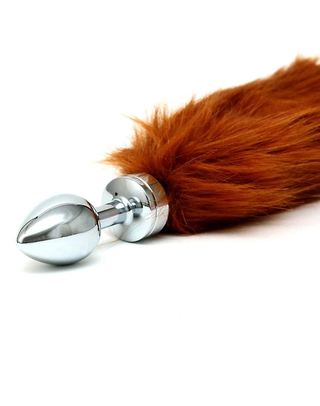Rimba Butt Plug Small with Brown Tail, Unisex, 200 g