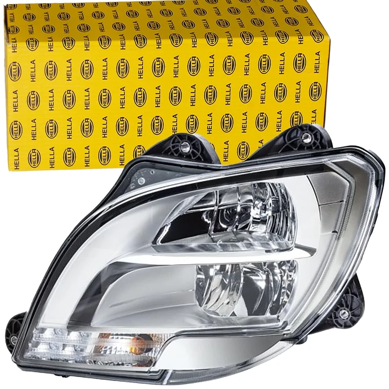 HELLA 1LX 010 116-791 LED/Halogen/FF-Headlight - ECE - for left-hand traffic - Left Front