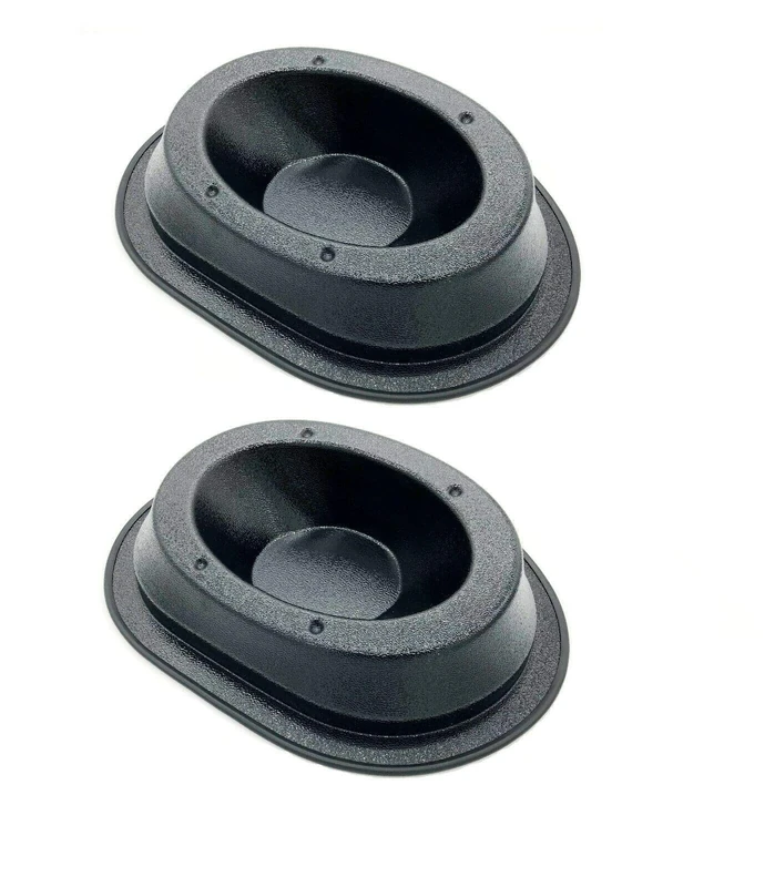 W69 Universal Angled Speaker Enclosures Boxes Pods Surface Mount for Install of 6 x 9 Speakers - Image 1