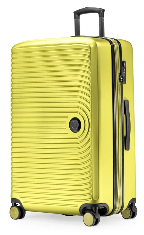 Hauptstadtkoffer Mitte - Large Hard-Shell Suitcase, TSA, 4 Wheels, Check-in Luggage with 8 cm Volume Expansion, 77cm, 130 liters, Fern