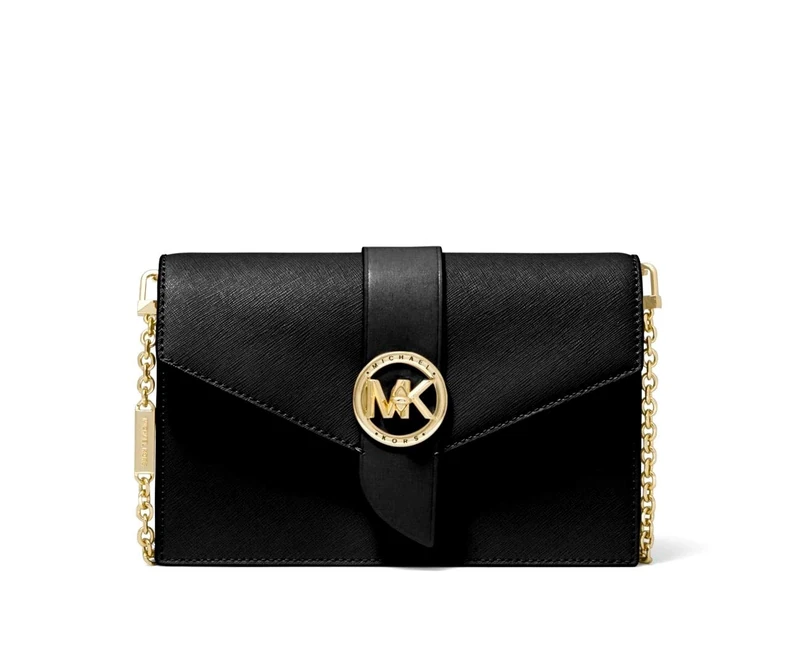 Michael Kors Ladies Jet Set Charm Handbag Black Medium - Image 1