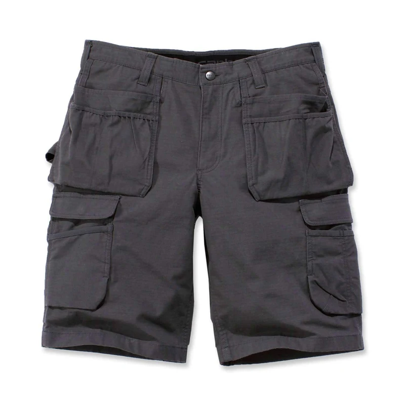 Carhartt Men's Rugged Flex® Relaxed Fit Ripstop Cargo Multi Pkt Work Short, Shadow, W34