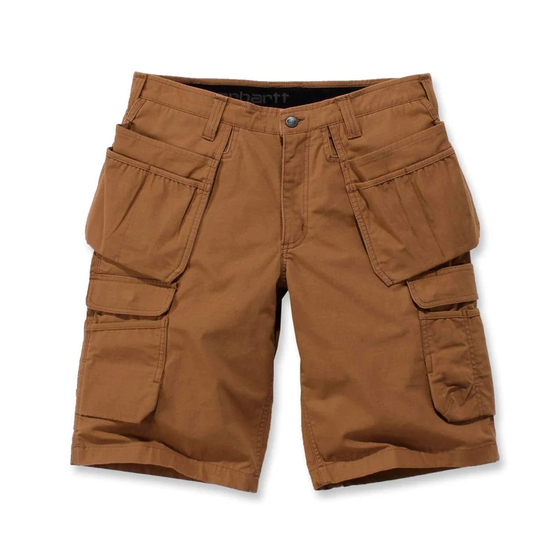 Carhartt Men's Rugged Flex® Relaxed Fit Ripstop Cargo Multi Pkt Work Short, Carhartt® Brown, W32