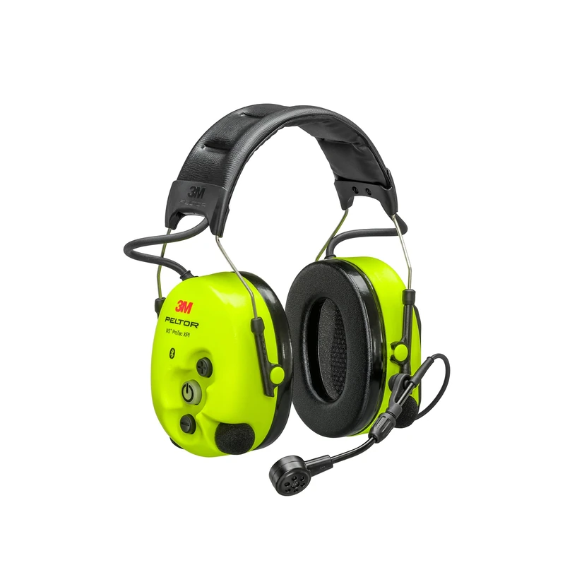3M PELTOR WS ProTac XPI Level Dependent Bluetooth Headset, Yellow, Headband, MT15H7AWS6