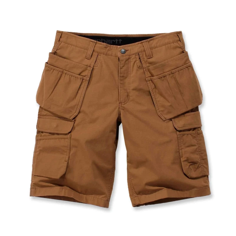 Carhartt Men's Rugged Flex® Relaxed Fit Ripstop Cargo Multi Pkt Work Short, Carhartt® Brown, W31