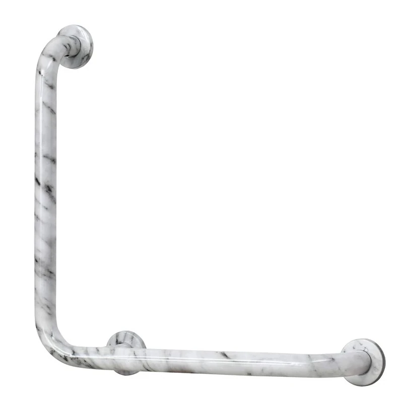 Prestoequip Luxcover 160 MB160 Angled Bar White Marble Mural Support