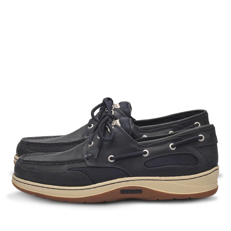 Sebago Men's Clovehitch II FGL Waxed Boat Shoes, Blue Navy, 12 UK - Image 1