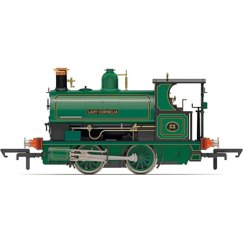 Hornby R3869 Dowlais Ironworks, Peckett W4 Class, 0-4-0ST, 33 Lady Cornelia - Era 2 Locomotive - Steam, Green, OO Gauge