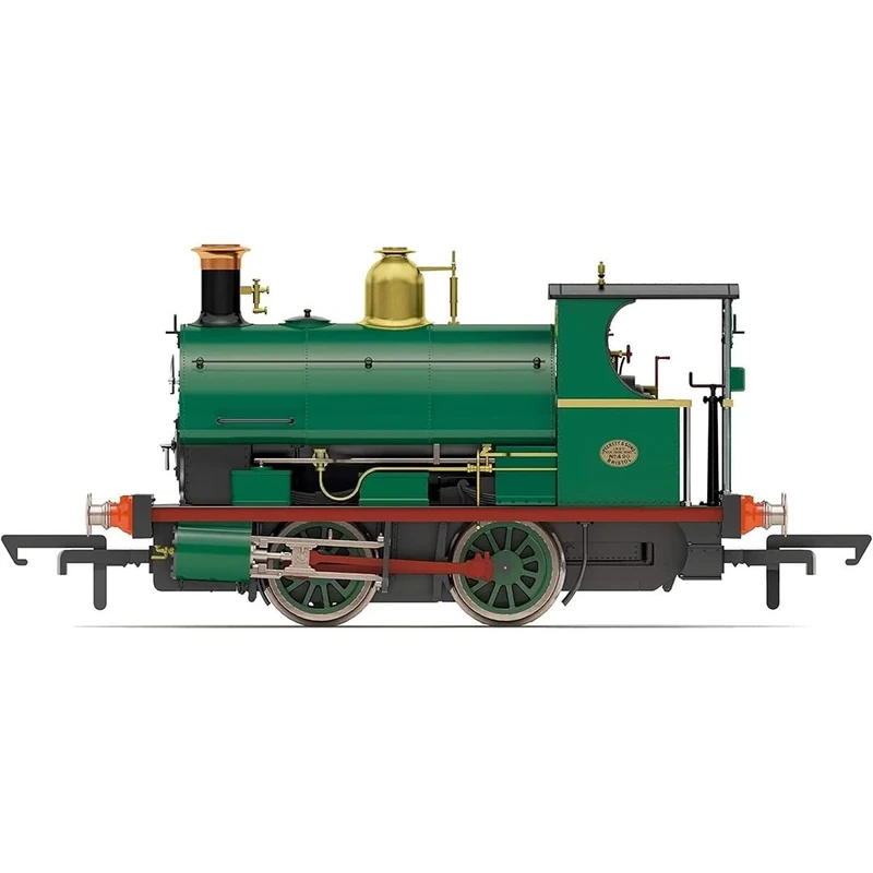 Hornby R3868 Crawshay Brothers, Peckett W4 Class, 0-4-0ST, 490/1890 - Era 2 Locomotive - Steam, Green