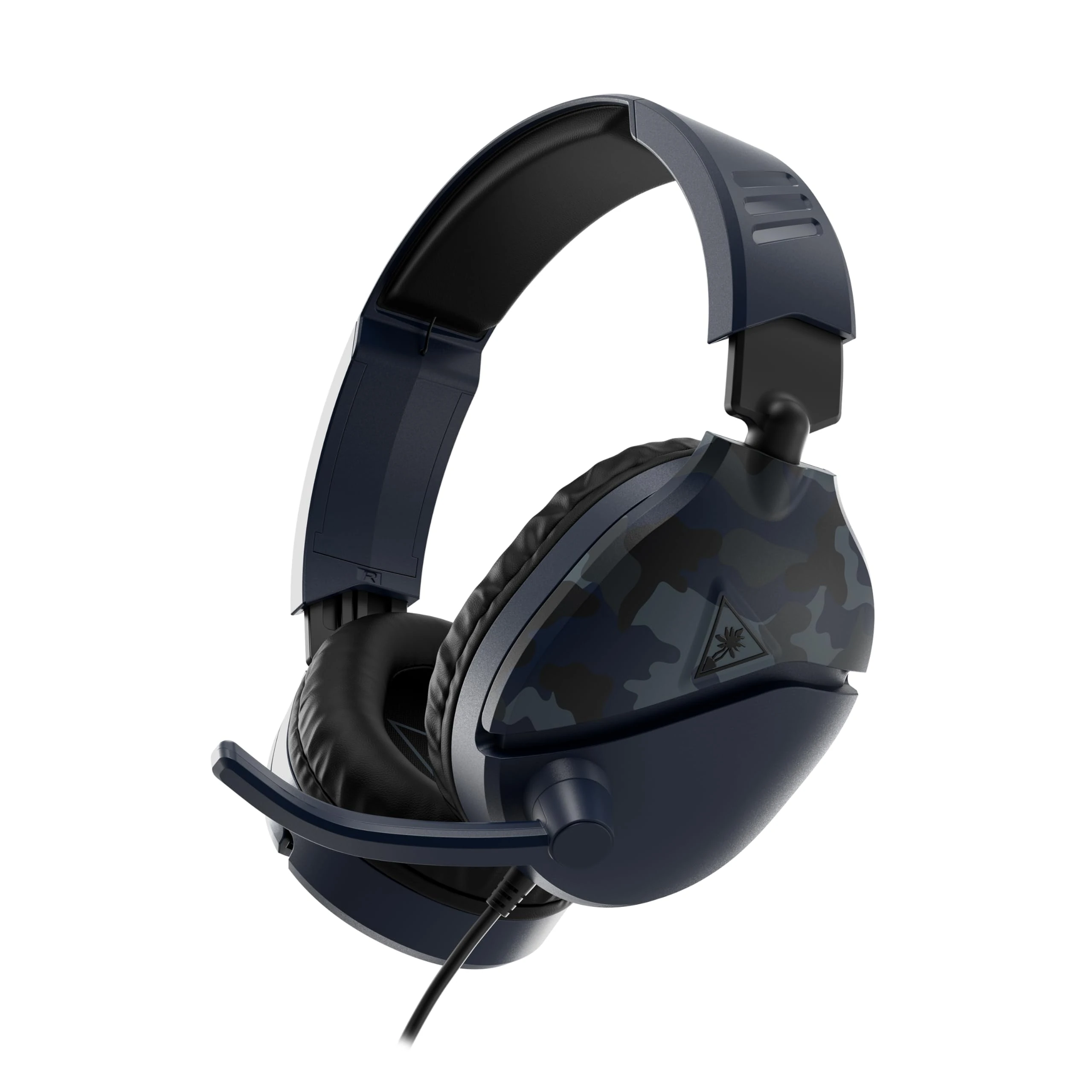 Turtle Beach Recon 70 Camo Blue Wired Multiplatform Gaming Headset for PS5, PS4, Xbox Series X or S, Xbox One and Mobile with 3.5mm Wired Connection, Flip-to-Mute Mic, 40mm Speakers