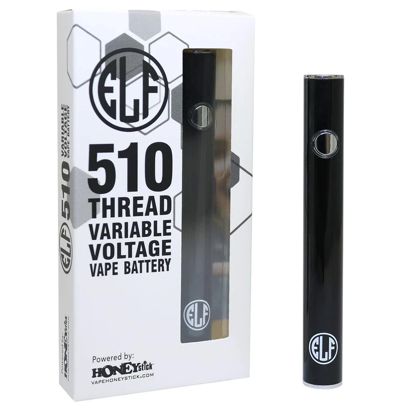 HoneyStick Vape Pen Battery Starter Kit Rechargeable for 510 Thread Cartridges Elf Stick USB Variable Voltage 400 mAh Vaporizer for CBD and Thick Oil Electronic Vaporizer No Nicotine - Image 1