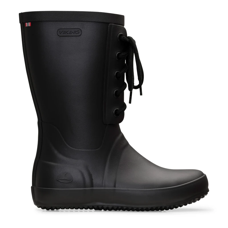 Viking Retro Logg Rain Boot Women's, Black, 6.5 UK
