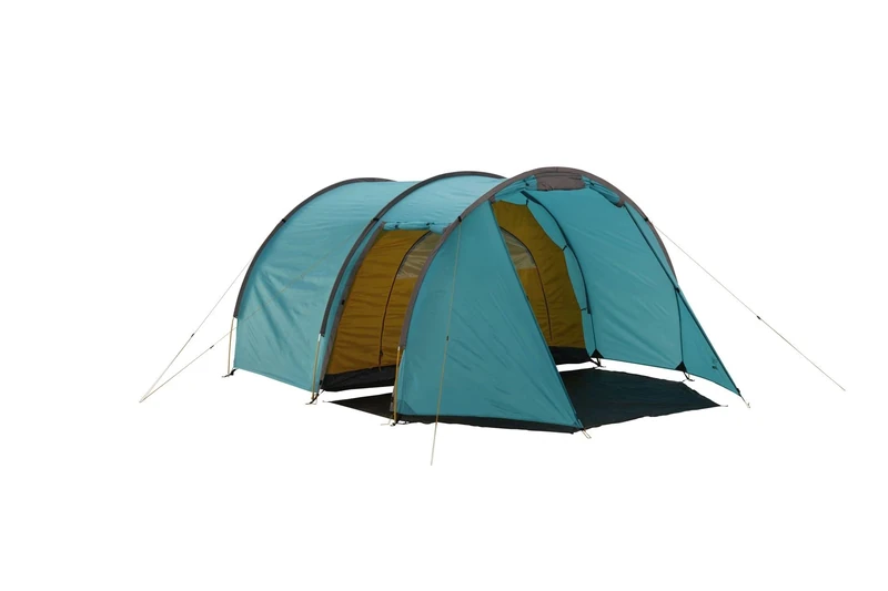Grand Canyon ROBSON 4 - tunnel tent for 4 people | ultra-light, waterproof, small pack size | tent for trekking, camping, outdoor | Blue Grass (Blue)