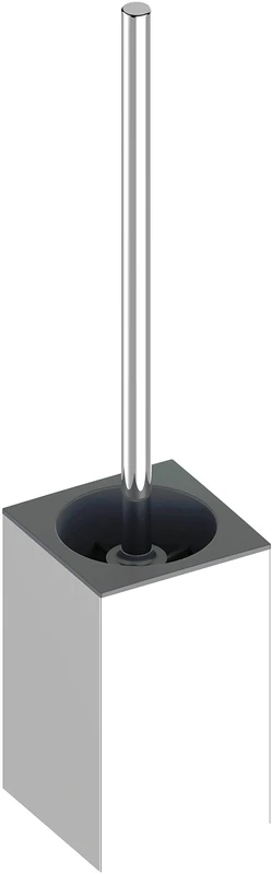 KEUCO Toilet Brush Set Made of Metal, High-Gloss Chrome-Plated, Toilet Brush with Holder, Wall Mounted for Bathroom and Guest Toilet, Toilet Brush, Edition 90