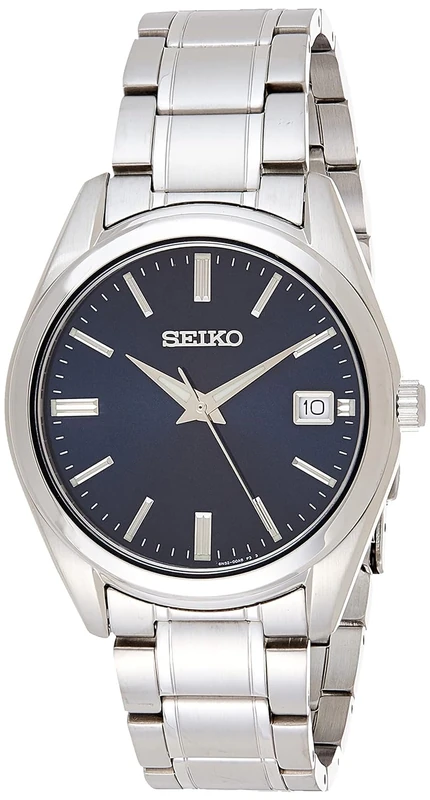 Seiko SUR309P1 Men's Silver Analog Quartz Watch - Steel Strap