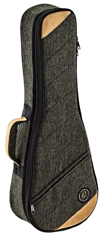 Ortega Guitars Ukulele Soft Case - Case for Concert Ukulele - Height 64 cm - Width 22 cm - Cotton/Canvas, Mocca (OSOCAUK-CC-MO)
