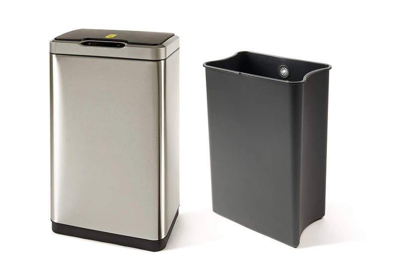 Perfetto Bin Bin Coll. Alfred - With Sensor - 30 L - Satin Stainless Steel - 6400 g