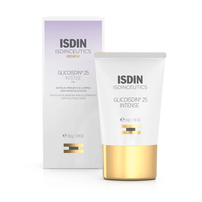 ISDIN Isdinceutics Glicoisdin 25 Intense Gel (50g) | Facial gel with peeling effect, exfoliates the surface of the skin and helps to smooth its texture