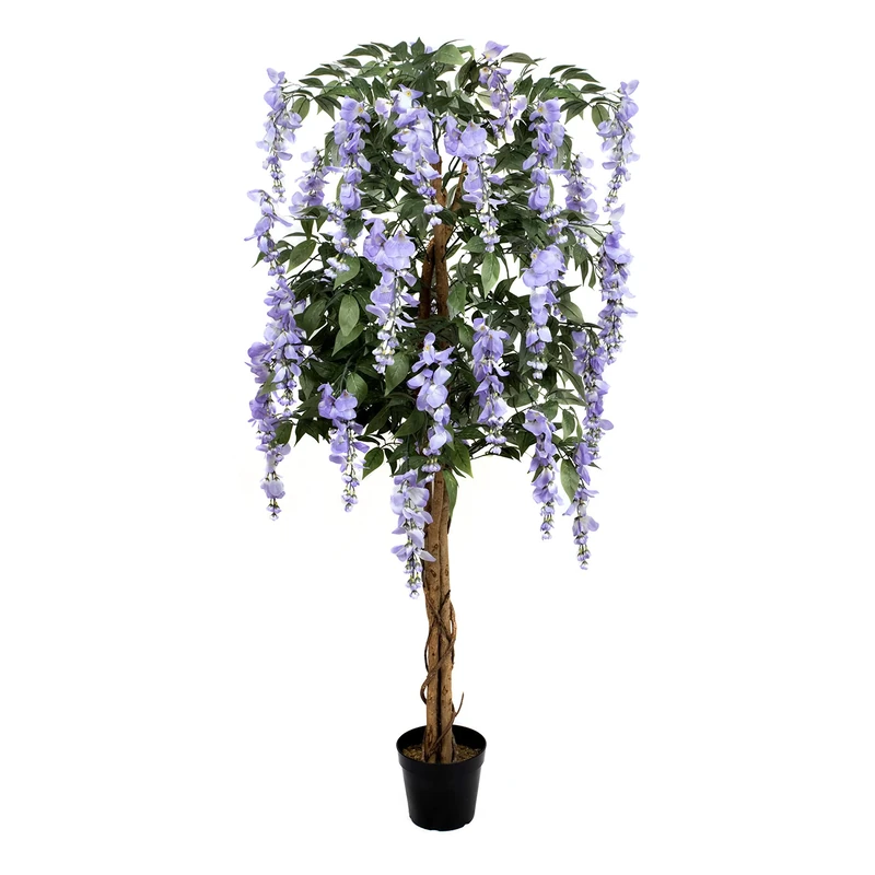Artificial Lilac Wisteria Tree 150cm/5ft Potted Plant