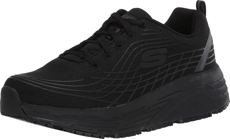Skechers Work Relaxed Fit Max Cushioning Elite SR Sneaker Black