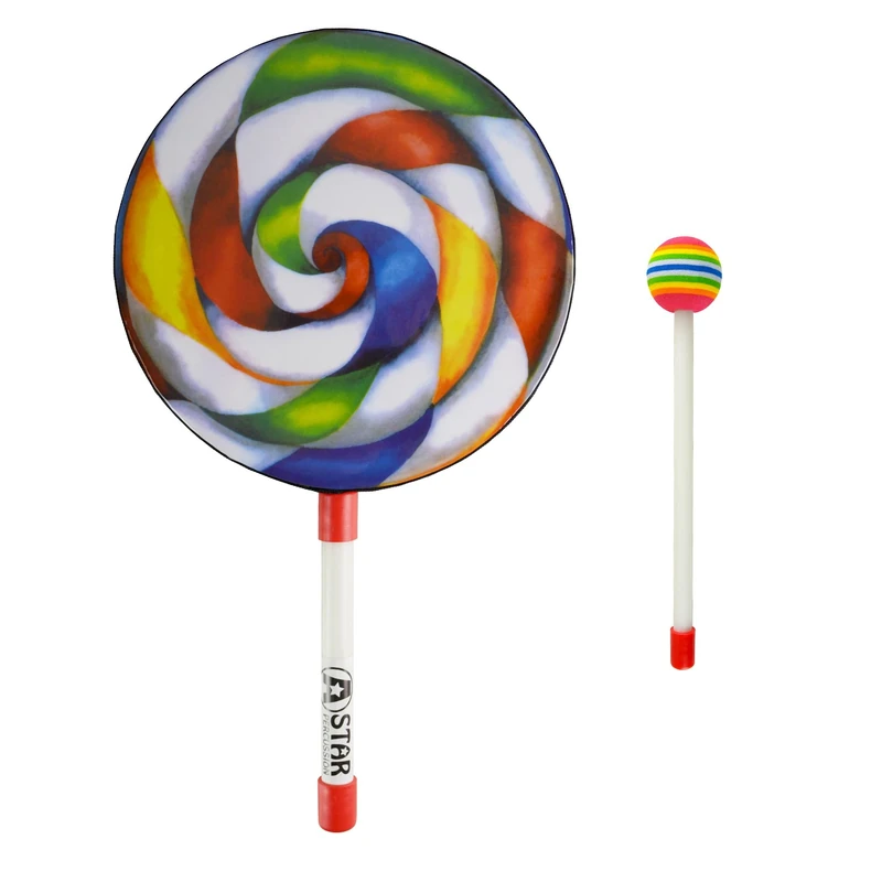 A-Star Lollipop Drum with Beater Pack of 10