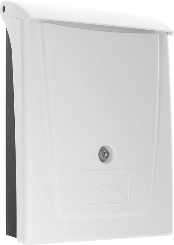 Rottner Mailbox Posta, cylinder lock with 2 keys, plastic, WxH 250x340 mm, mounting material included