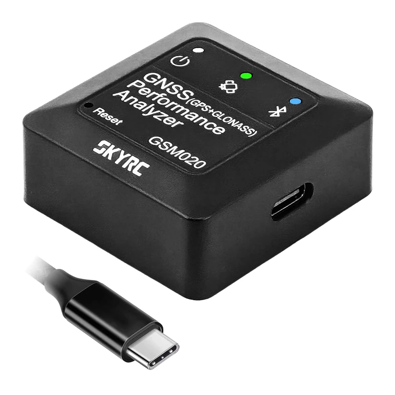 SKYRC GNSS Performance Analyzer RC GPS+GLONASS Speedometer, Bluetooth Enabled Race Data Logger and Speed Tracker for RC Cars and Planes. GSM020 SK-500023 - Image 1