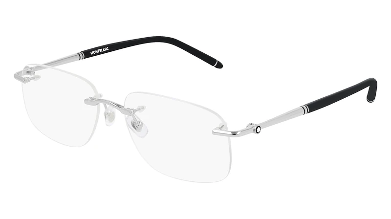 Montblanc MB0071O Silver 56/17/145 men Eyewear Frame - Image 1