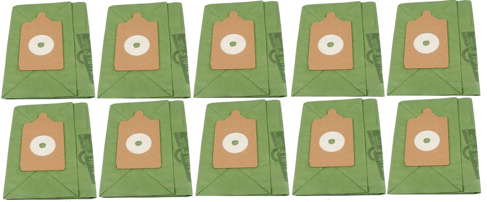 FIND A SPARE Replacement Double Layer Paper Dust Bags for Numatic Henry Hetty Hoover NVM 1B/1C NVM 1C/2 Pack of 10